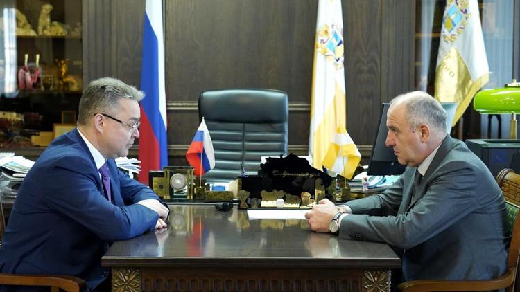 Губернатор Ставрополья и глава Карачаево-Черкесии обсудили перспективные направления сотрудничества