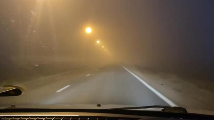 Густой туман осложнил ситуацию на дорогах Ставрополья