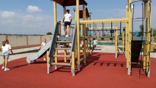 В селе Курсавка на Ставрополье ввели в строй спортивно-игровую площадку