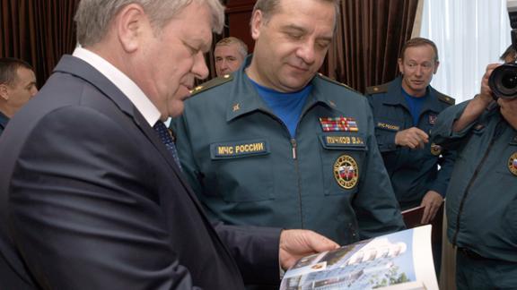 Глава МЧС Владимир Пучков посетил с рабочим визитом Ставропольский край