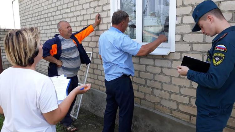 На Ставрополье от града пострадало более 550 частных домов