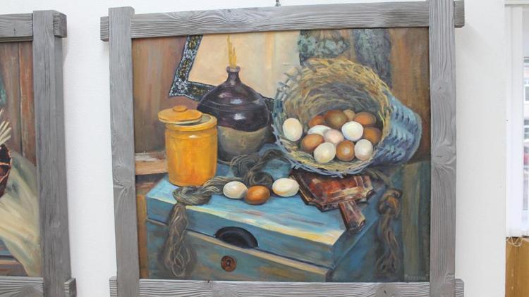 Главным объектом художественной выставки в Невинномысске стало обыкновенное яйцо
