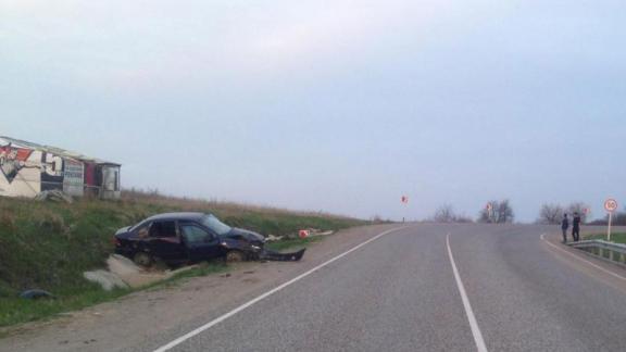 26-летний лихач перевернулся под Ставрополем, а неопытная автоледи улетела в кювет