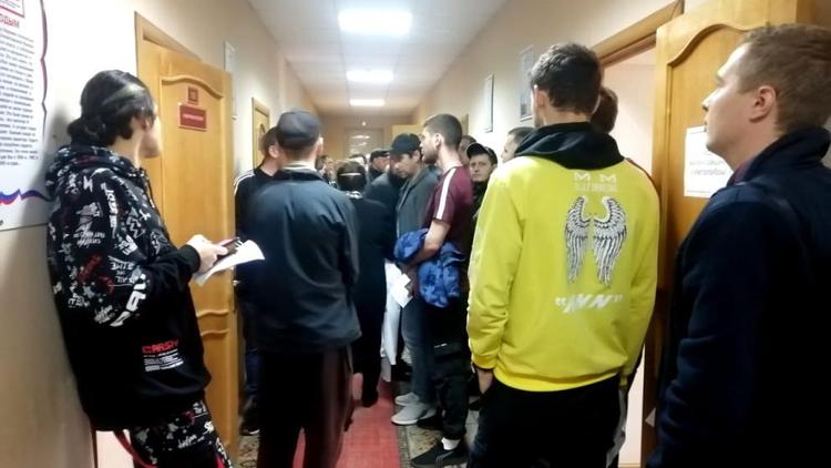 Первые 100 мобилизованных жителей Кисловодска прошли медкомиссию