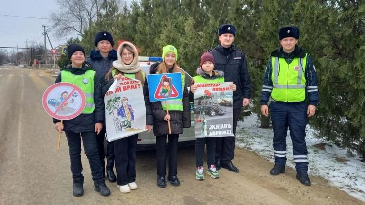 В Апанасенковском округе Ставрополья прошли Дни детской дорожной безопасности
