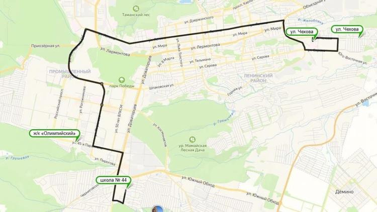 Маршрут № 21м возвращается на улицы Ставрополя