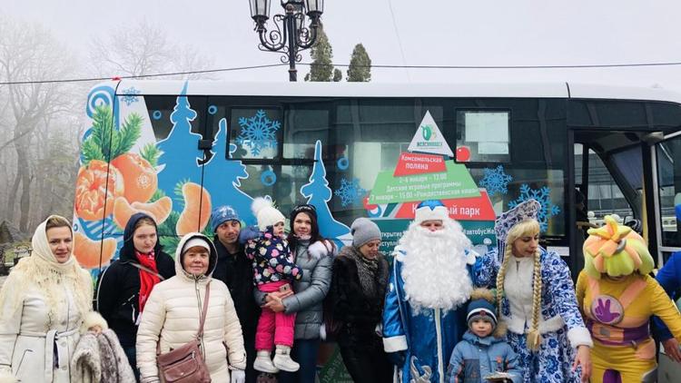 Автобус пожеланий в Железноводске совершит рейсы 20 и 27 декабря