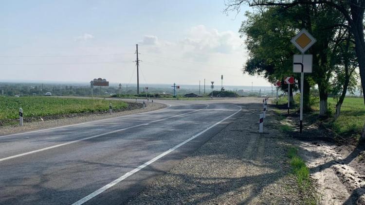 Более 2 километров дороги отремонтировали в Ставропольском крае
