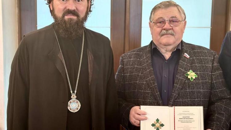 Орден Русской Православной Церкви — руководителю нотариата и юристов Ставрополья