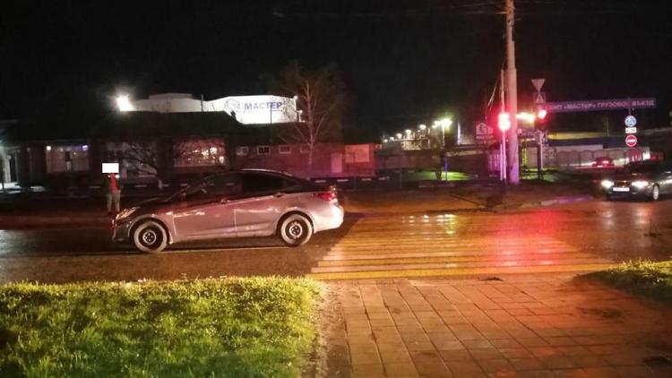 В Ставрополе под колёса машины попал нетрезвый пешеход