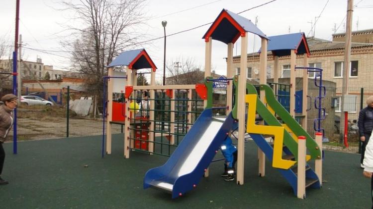 В Кировском округе Ставрополья открыли детскую и спортивную площадки