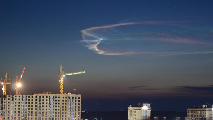 «Космическое» облако увидели жители Ставрополя