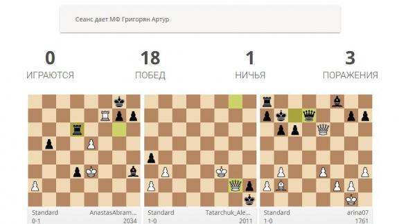 Юные шахматисты из Невинномысска провели более 20 онлайн-турниров