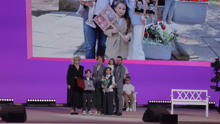 Семью Хусаиновых из Ставрополя наградили в Кремле