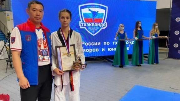 Тхэквондистка из Ставропольского края завоевала «серебро» на первенстве России