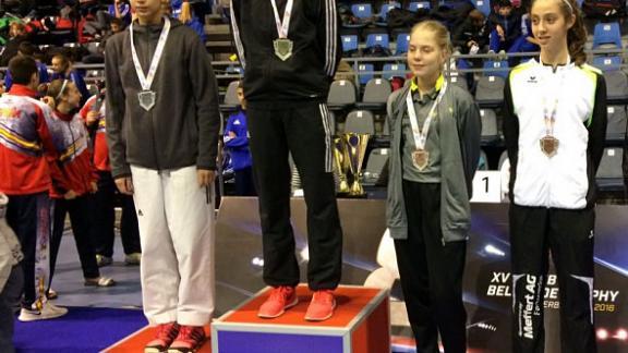 14-летняя тхеквондистка из Ессентуков взяла «серебро» на международном турнире