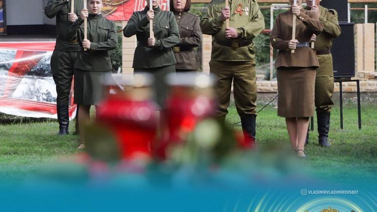 В Курском округе Ставрополья захоронили останки советских воинов