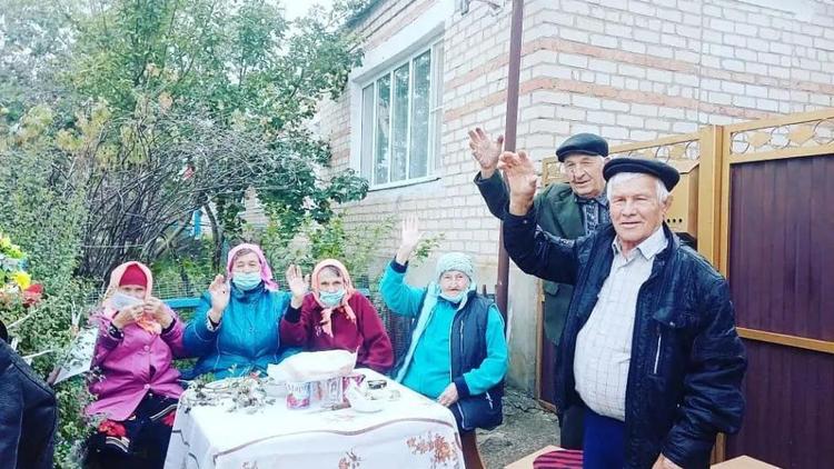 В День пожилых людей в Туркменском округе Ставрополья прошли посиделки