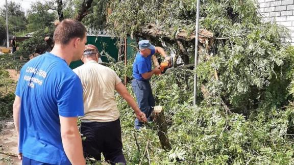 В Будённовском округе Ставрополья устраняют последствия стихии