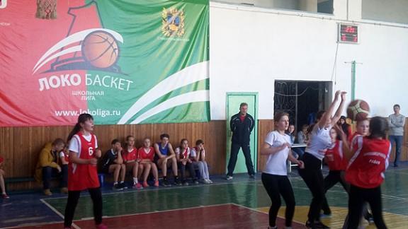 В селе Александровском состязались юные баскетболисты