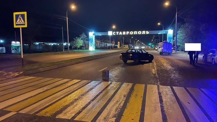 Невнимательный водитель сбил женщину на въезде в Ставрополь