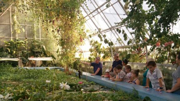 Экскурсию по ботаническому саду провели для детей в Ставрополе