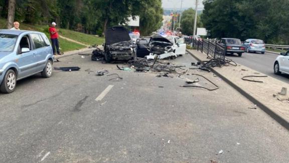 В Пятигорске в аварии ранены три человека