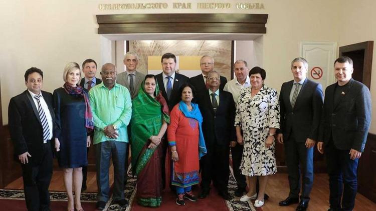 Депутаты Думы Ставрополья встретились с делегацией из Индии
