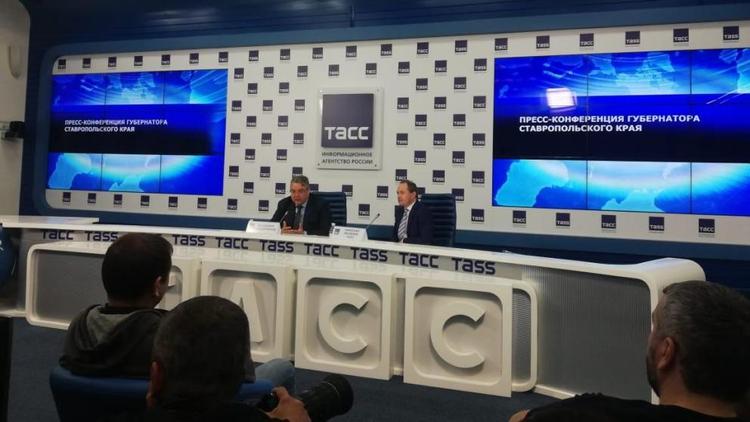 Губернатор Владимир Владимиров встретился с журналистами в московской редакции ТАСС