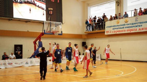 В чемпионате Ставрополья по баскетболу среди мужчин прошли игры 5-го тура
