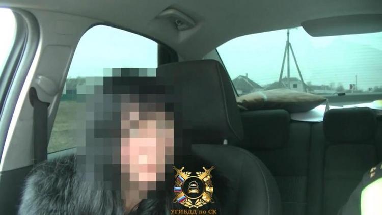На Ставрополье поймали пьяную автолюбительницу без прав