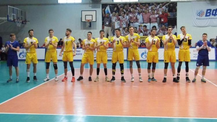 Кисловодские волейболисты завершили сезон в высшей лиге
