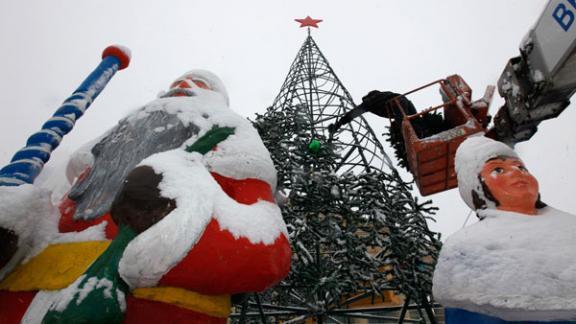 В Ставрополе выпал снег, елку убрали, праздники закончились…