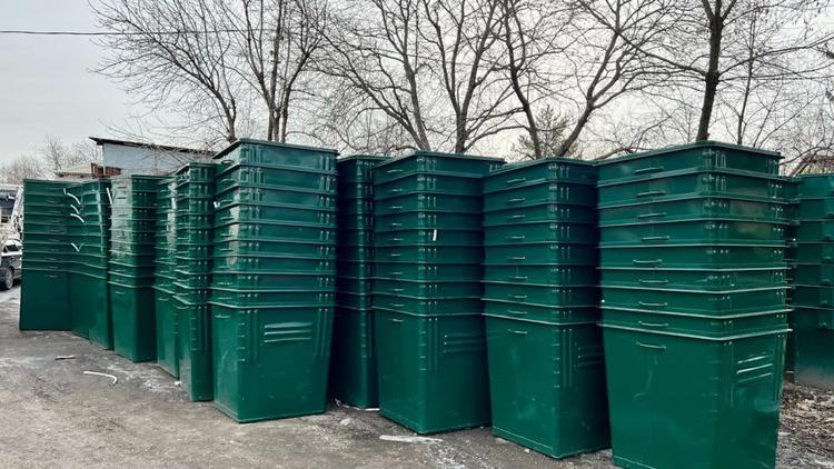 В селе Винсады Предгорного округа полностью заменят контейнеры ТБО