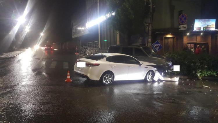 Пьяный водитель в Кисловодске устроил аварию с пострадавшим