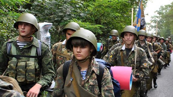 В память Риммы Ивановой кадеты провели марш-бросок по ставропольскому лесу