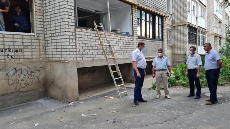 В городе Благодарном на Ставрополье в одной из квартир произошёл хлопок газа