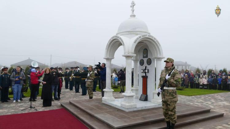 В Михайловске открыли мемориал Памяти участникам Великой Отечественной войны