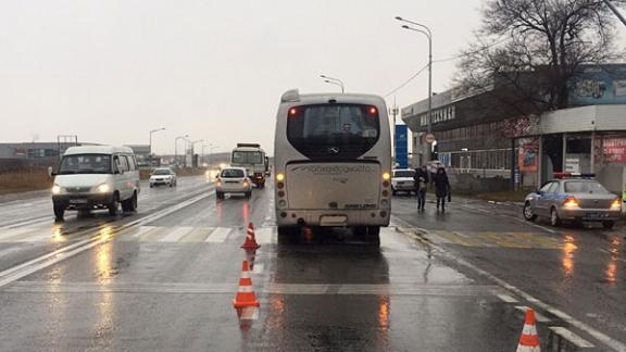 Водитель автобуса наехал на женщину на трассе «Кавказ» в Минераловодском районе