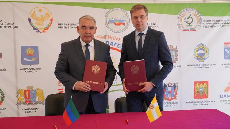 Аграрные ведомства Ставрополья и Дагестана договорились о сотрудничестве