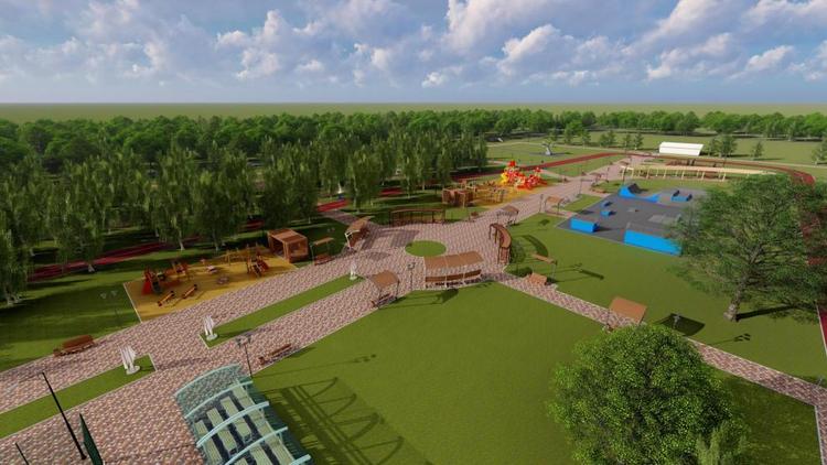 Парковую зону благоустроят в станице Суворовской на Ставрополье в 2022 году