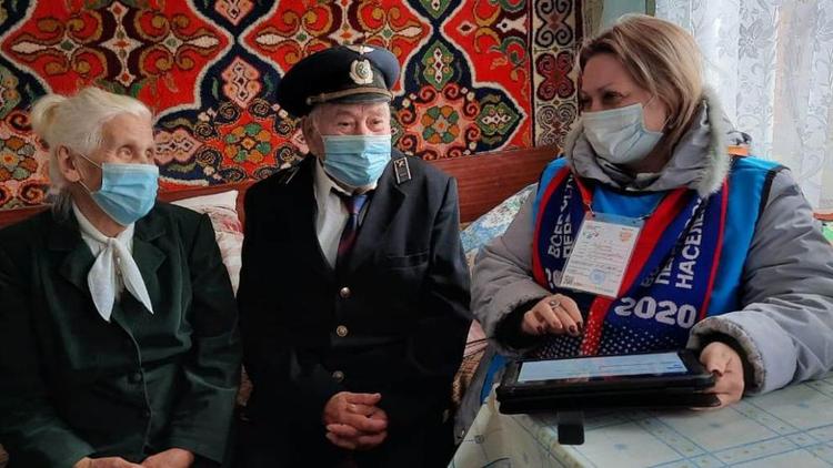 Во Всероссийской переписи населения в Ставрополе принимают участие ветераны