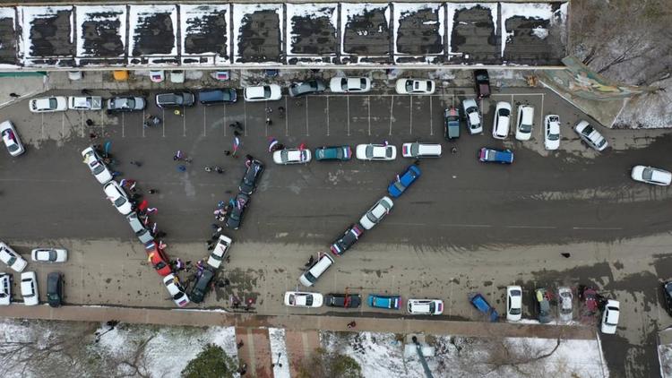 Несколько тысяч автомобилей приняли участие в автопробеге в Невинномысске
