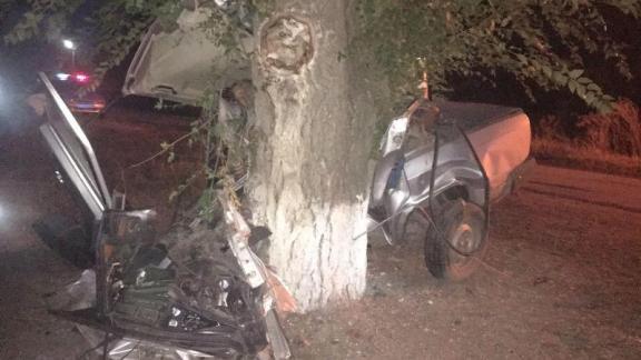 Врезавшийся в дерево водитель в селе Гофицком погиб на месте