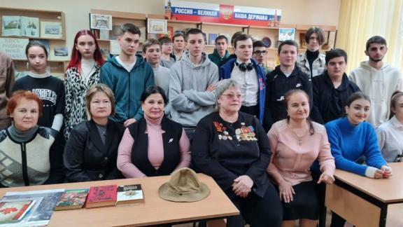 В Пятигорске прошла встреча с фельдшером – ветераном боевых действий
