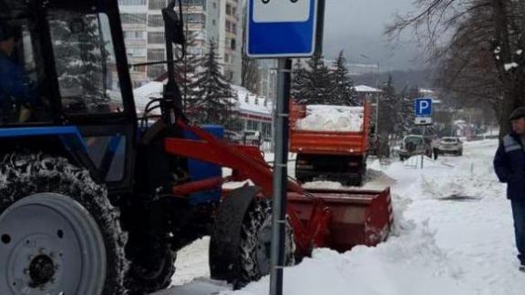Более 40 сантиметров снега выпало в Железноводске
