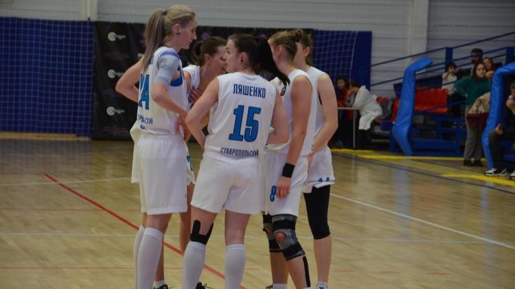 Баскетбольная команда «Ставропольчанка» замкнула восьмёрку лучших в суперлиге