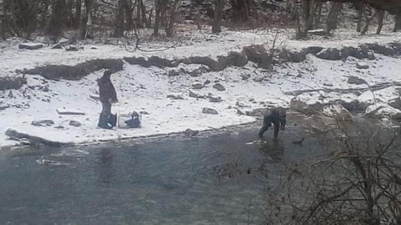Соцсети: Неизвестные ловили уток у реки в Пятигорске
