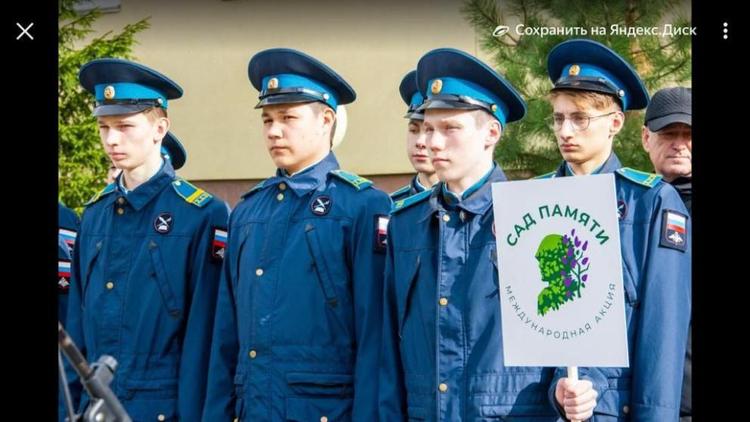 В Ставропольском президентском кадетском училище зазеленеет «Сад Памяти»