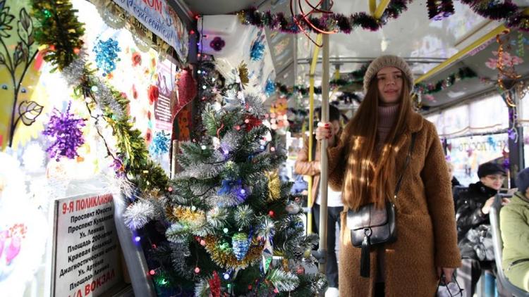 Два праздничных рейса совершит новогодний троллейбус в Ставрополе
